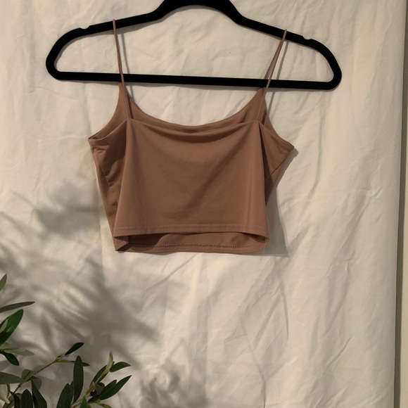 Seamless cami crop top | dusty rose/ rose gold - Picture 4 of 4